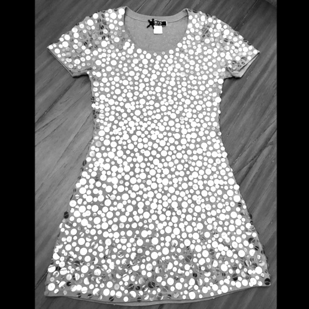 Sequin Mini Dress or Tunic Top